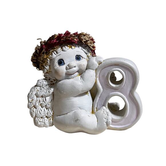 Vintage Dreamsicles Quilted Number Baby Doll Number #8 - Picture 1 of 4